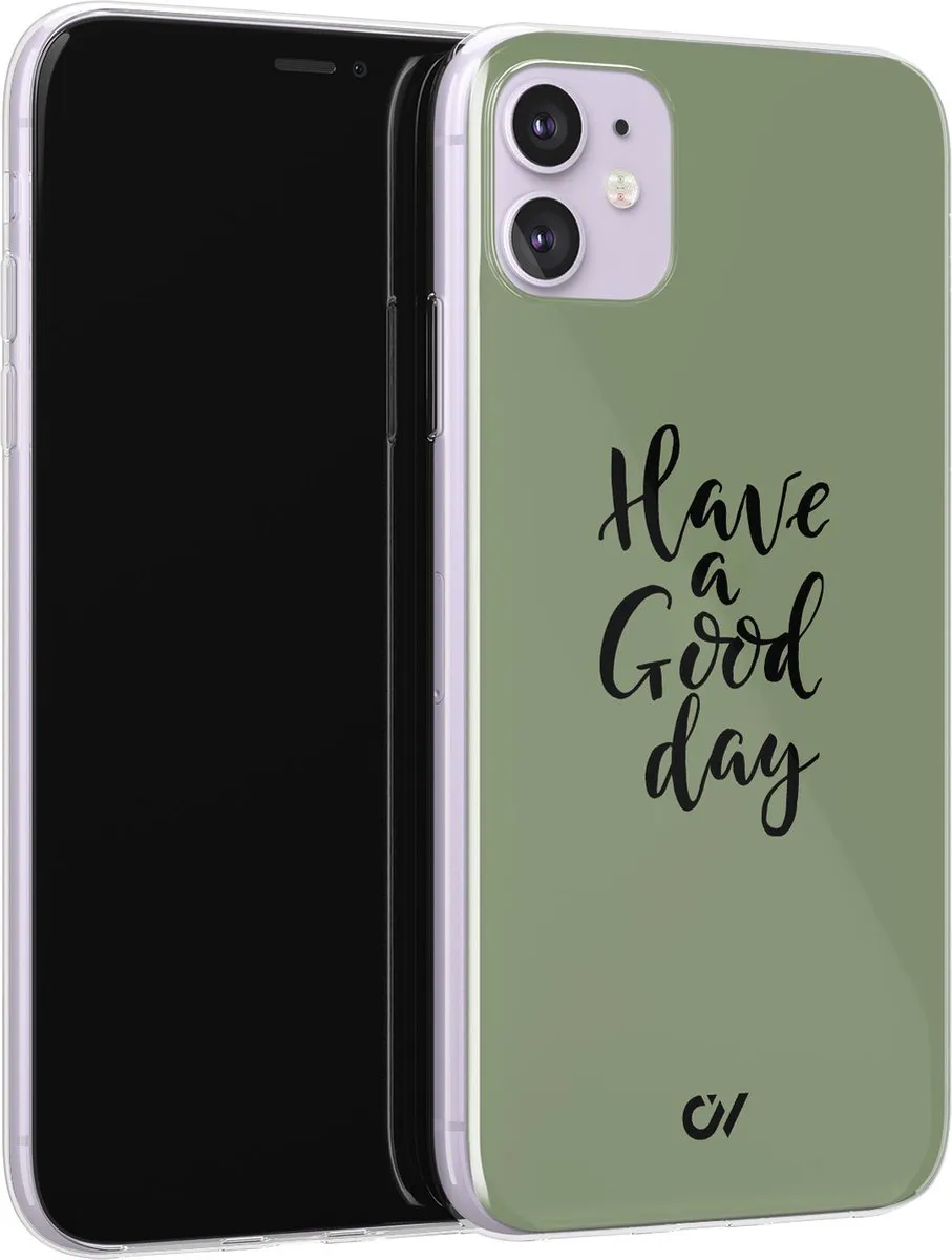 Casevibes Hoesje iPhone 11 A/11/UV/042 - Groen