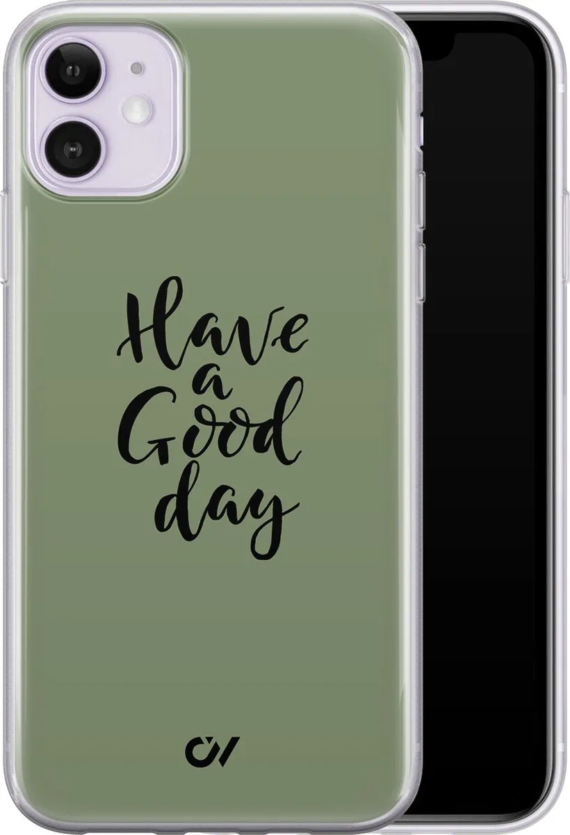 Casevibes Hoesje iPhone 11 A/11/UV/042 - Groen