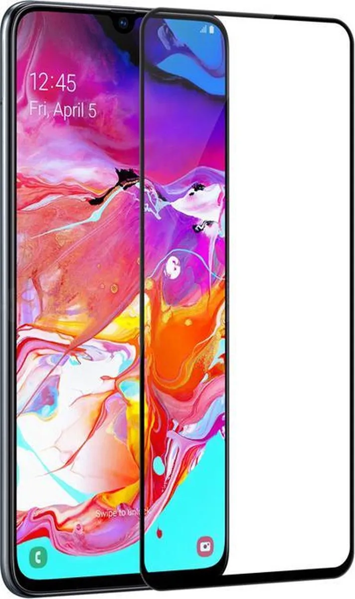 Nillkin Amazing CP+ Tempered Glass Samsung Galaxy A70 - Zwart - afbeelding 4 van 5