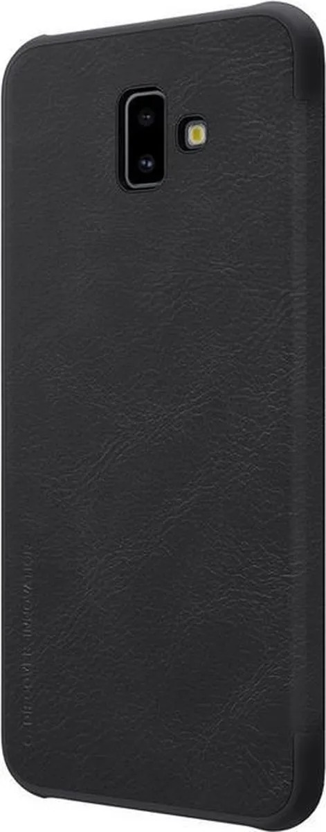 Nillkin Qin PU Leather BookCase Samsung Galaxy J6+ 2018 - Zwart - afbeelding 3 van 4