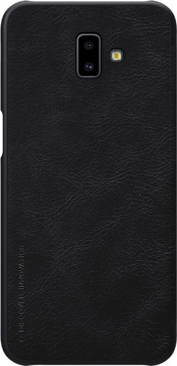Nillkin Qin PU Leather BookCase Samsung Galaxy J6+ 2018 - Zwart - afbeelding 2 van 4