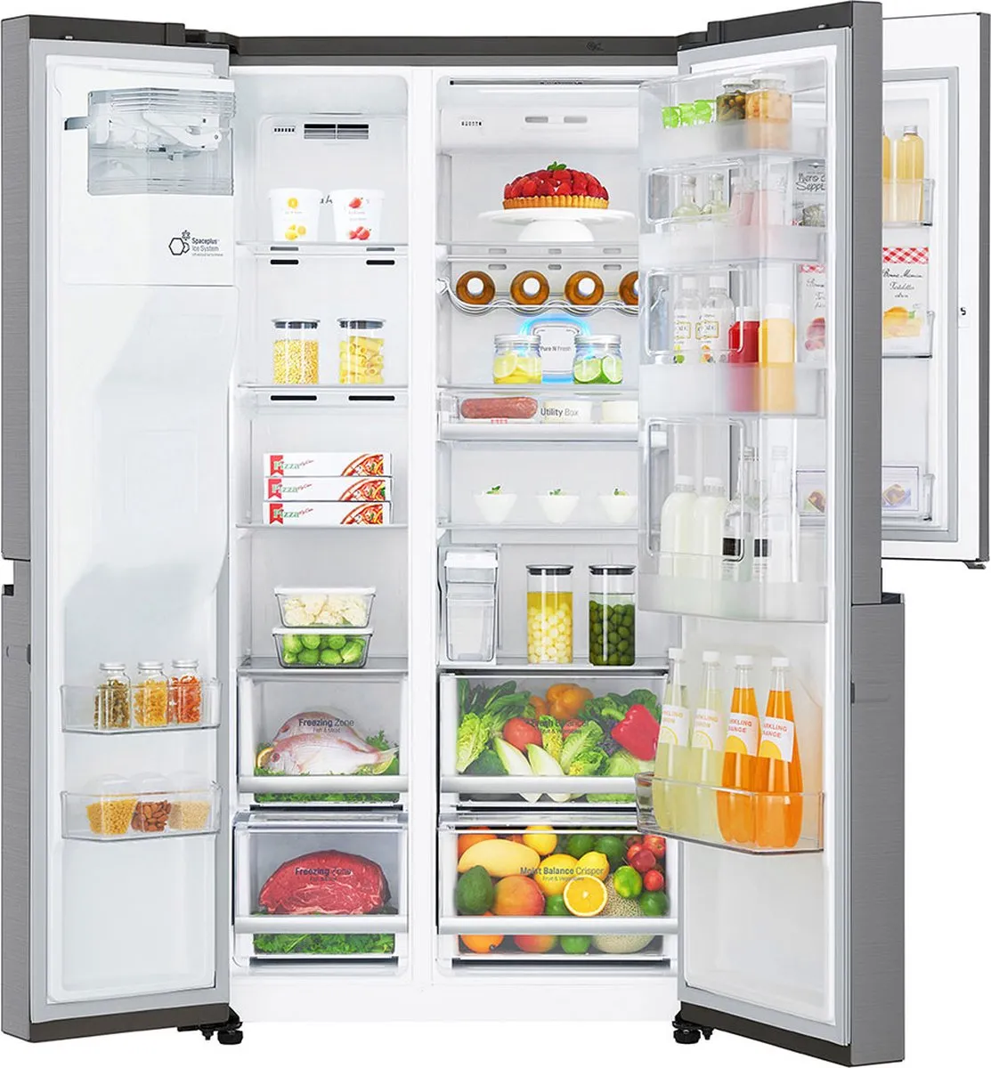 LG GSJ960NSVZ Amerikaanse Koelkast - 668L RVS
