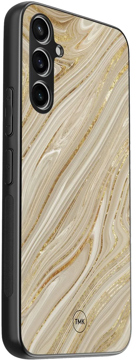 Casevibes Hoesje Samsung Galaxy A54 Golden Marble - Goud
