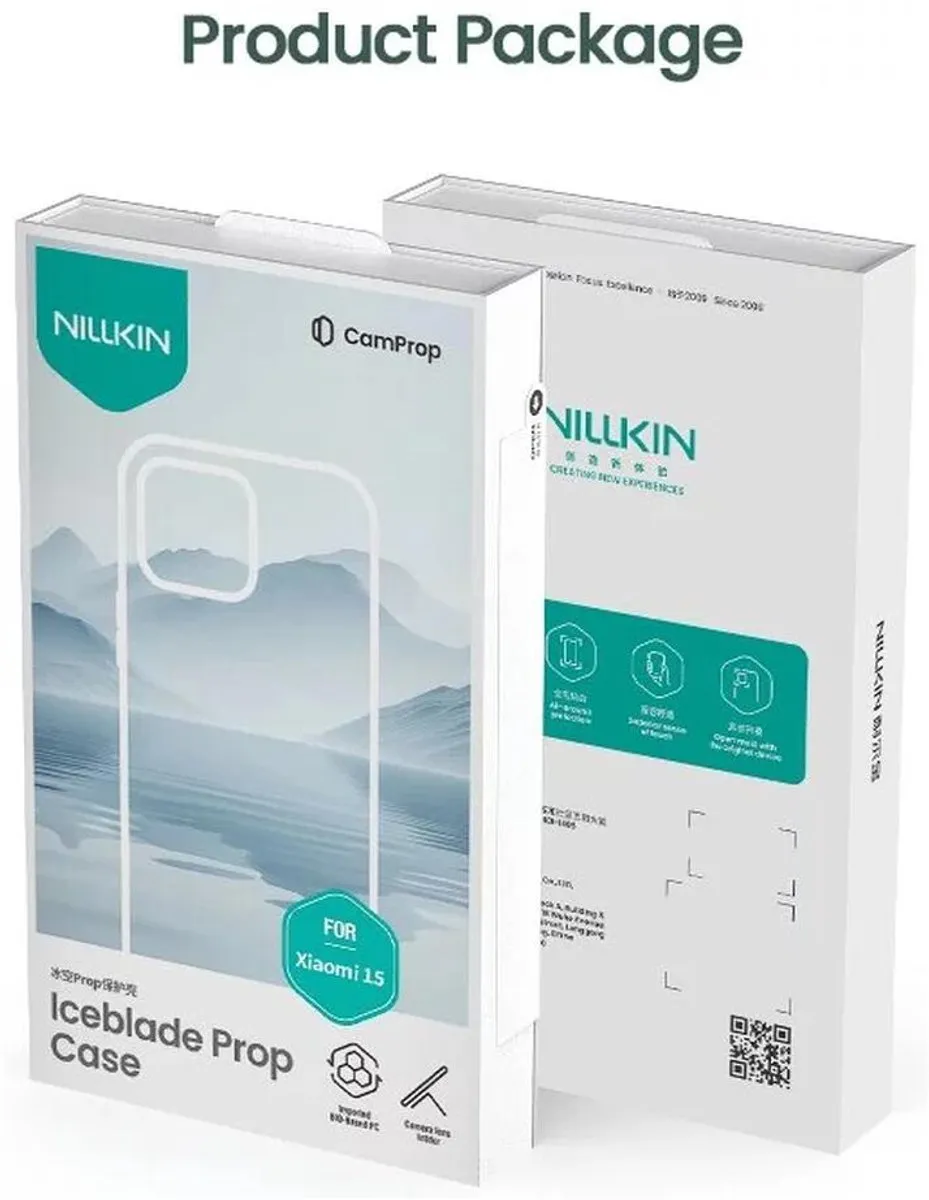Nillkin IceBlade Prop Xiaomi 15 Hoesje MagSafe - Zwart