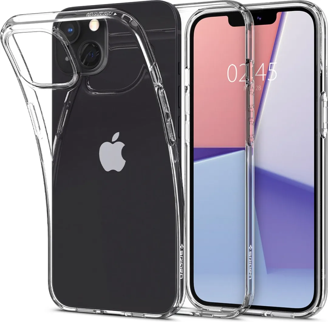 Spigen Liquid Crystal TPU Hoesje ACS03515 - iPhone 13 Transparant