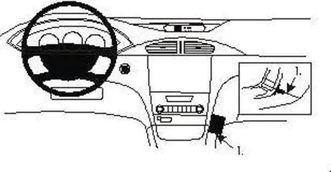 Brodit ProClip Angled Mount Renault Laguna 2001-2004 - 852911