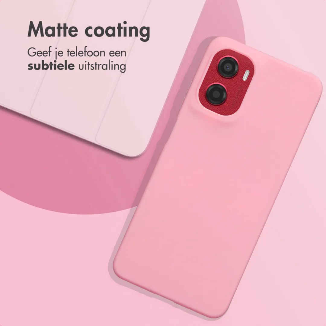 Imoshion Hoesje Motorola Moto E15/G05 - Roze