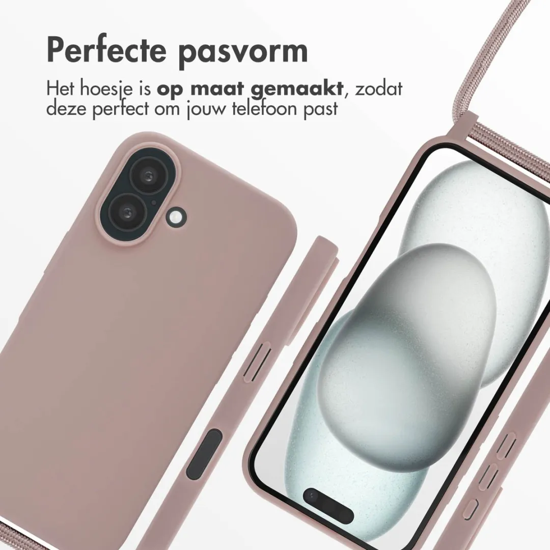 Imoshion iPhone 16 Siliconen Hoesje - Sand Pink