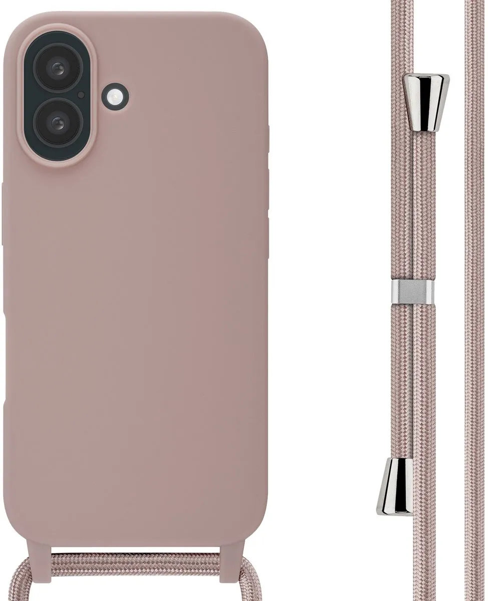 Imoshion iPhone 16 Siliconen Hoesje - Sand Pink