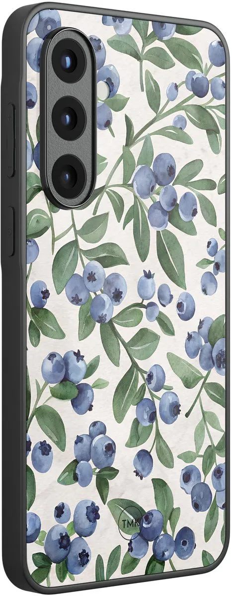 Casevibes Samsung Galaxy A57 Hoesje - Blueberries Print - Multi
