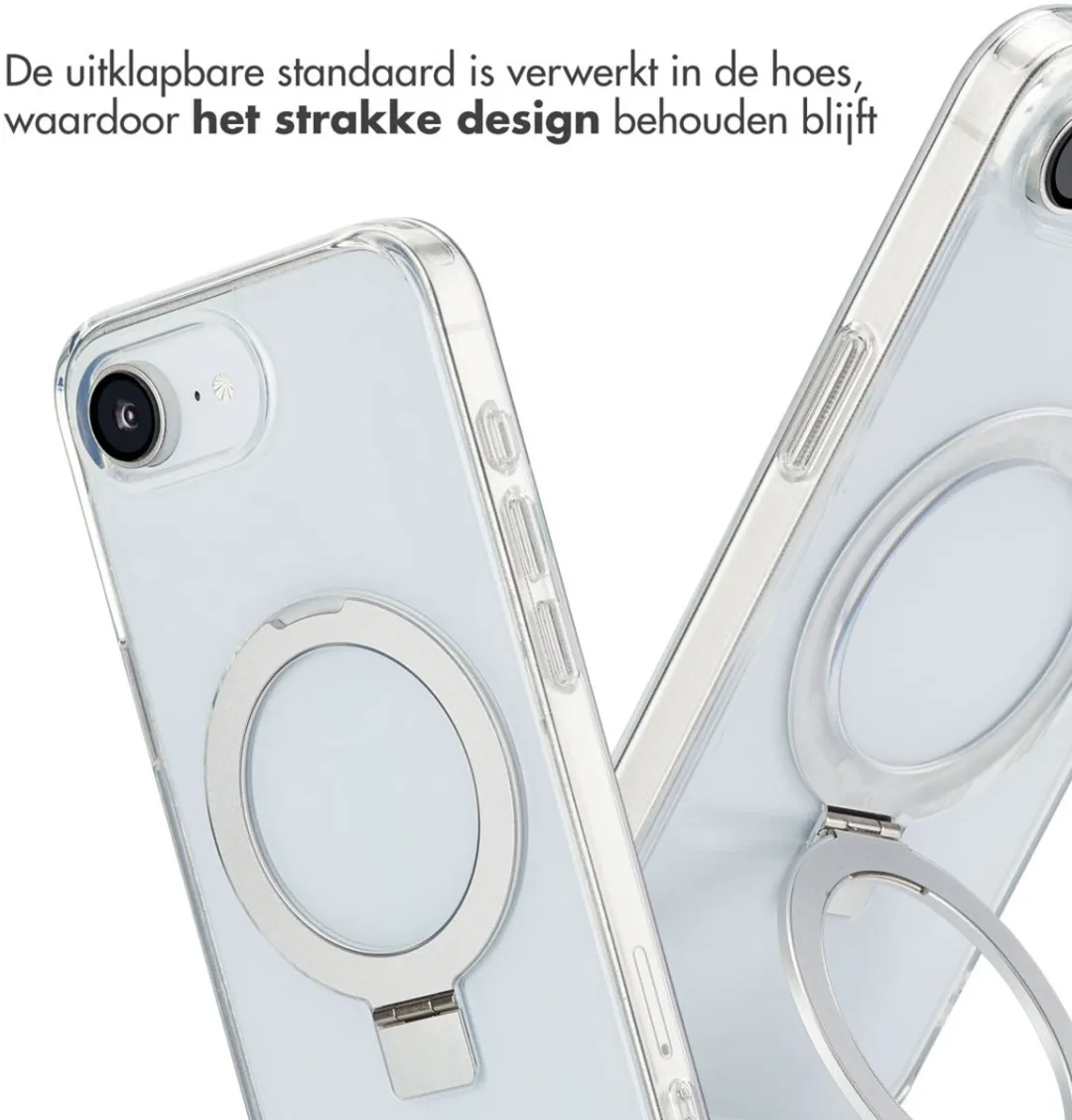 Accezz iPhone 16e MagSafe Hoesje - Transparant - afbeelding 4 van 6