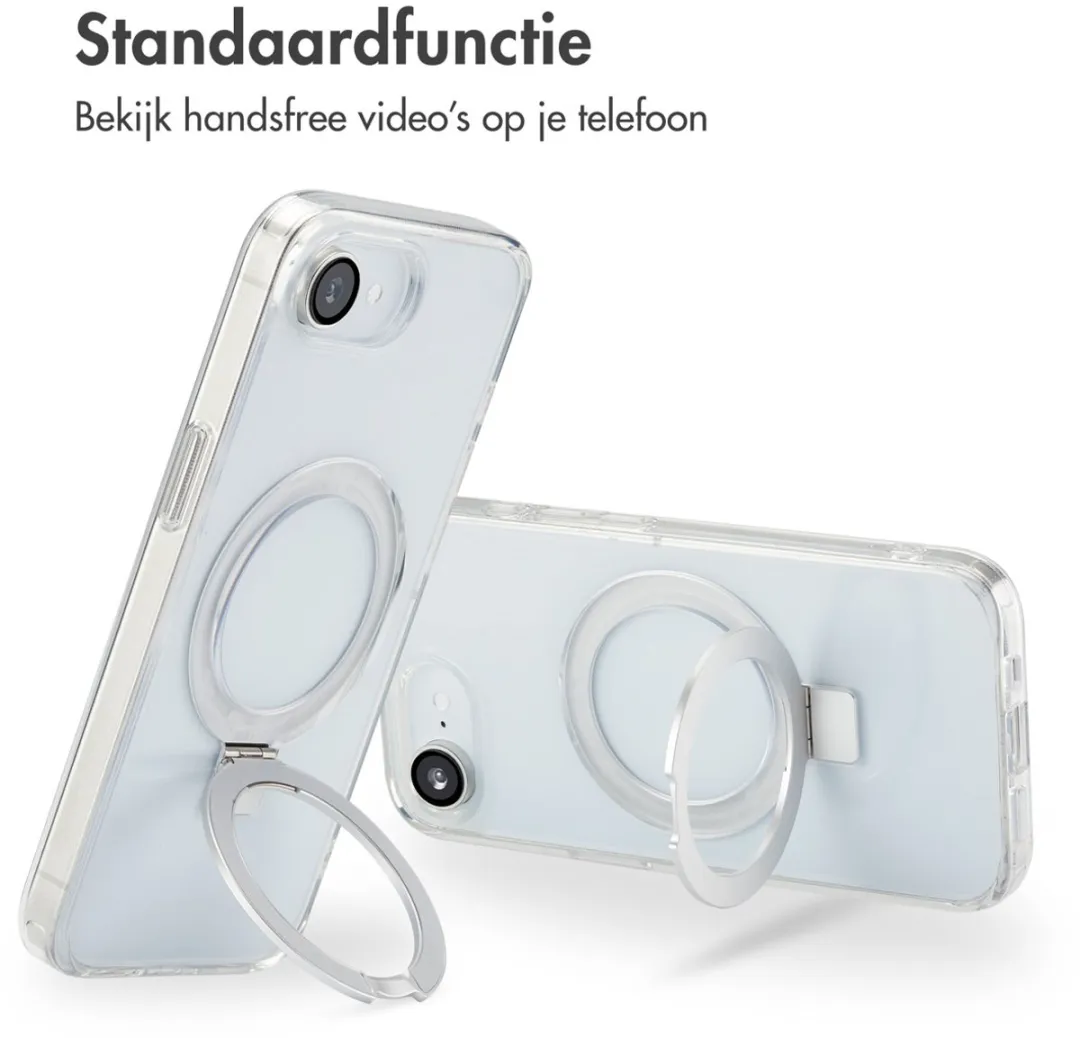 Accezz iPhone 16e MagSafe Hoesje - Transparant - afbeelding 2 van 6