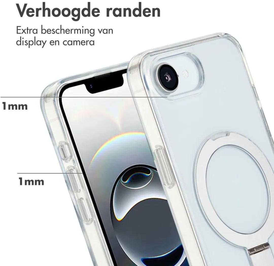 Accezz iPhone 16e MagSafe Hoesje - Transparant - afbeelding 5 van 6