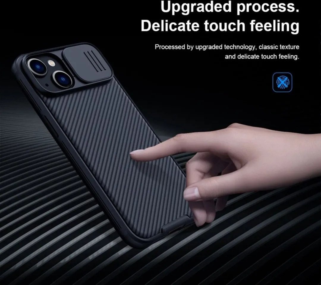Nillkin CamShield Pro iPhone 14 Plus Hoesje - Blauw - afbeelding 5 van 6