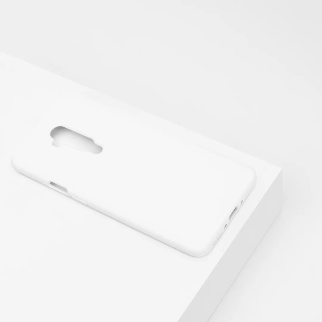 BMAX Siliconen Hoesje OnePlus 7 Pro - Wit