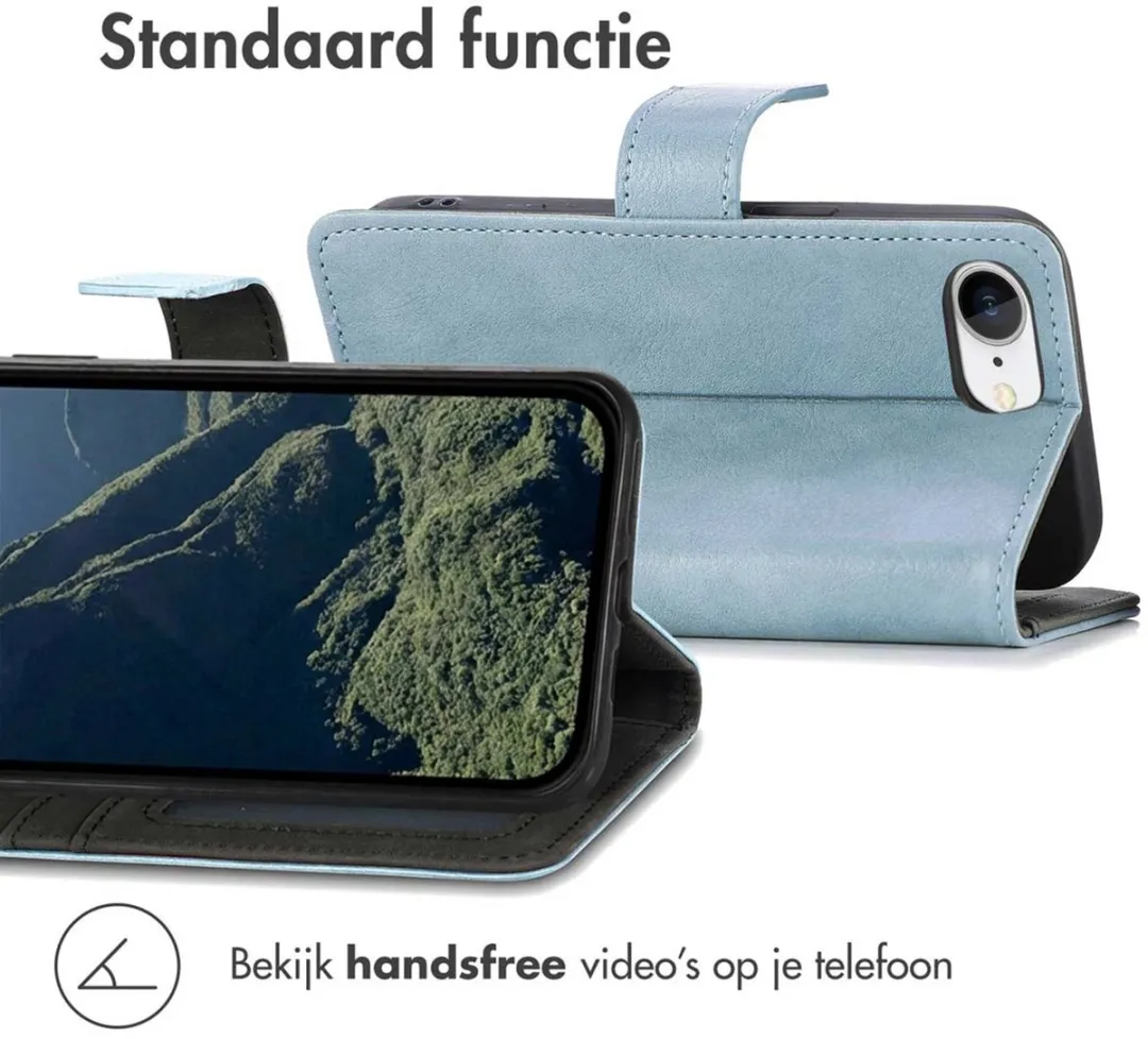 Imoshion iPhone 16e Hoesje Lichtblauw - 3 Pasjes