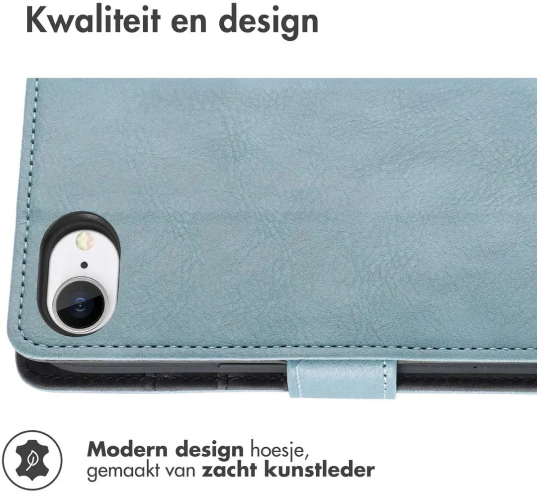 Imoshion iPhone 16e Hoesje Lichtblauw - 3 Pasjes