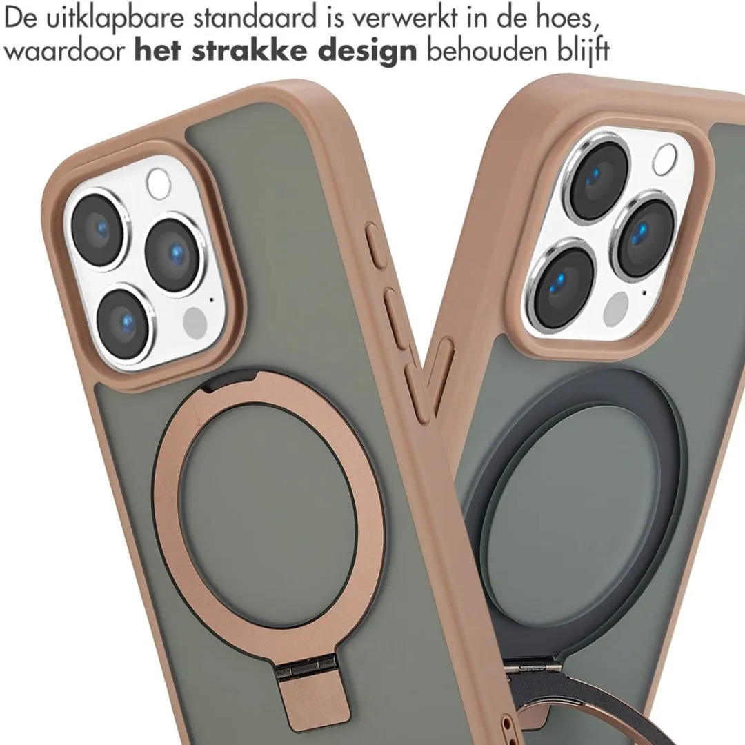 Accezz Hoesje iPhone 16 Pro MagSafe - Bruin