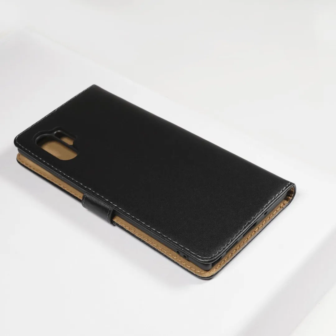 BMAX Leren Book Case Hoesje BMAX984579 - Xiaomi Mi 10 Pro - 2 Pasjes - Zwart