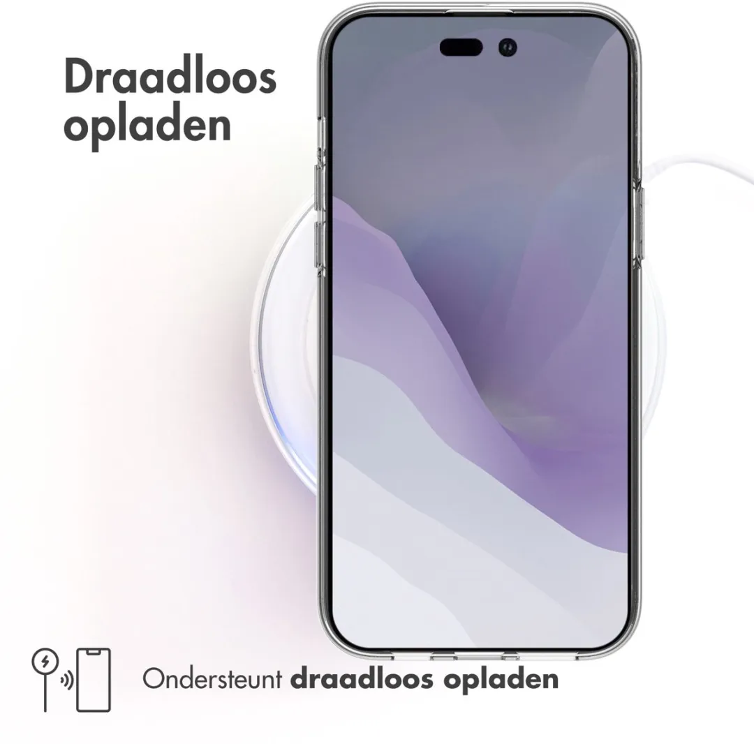 Accezz Hoesje iPhone 14 Pro Max - Transparant