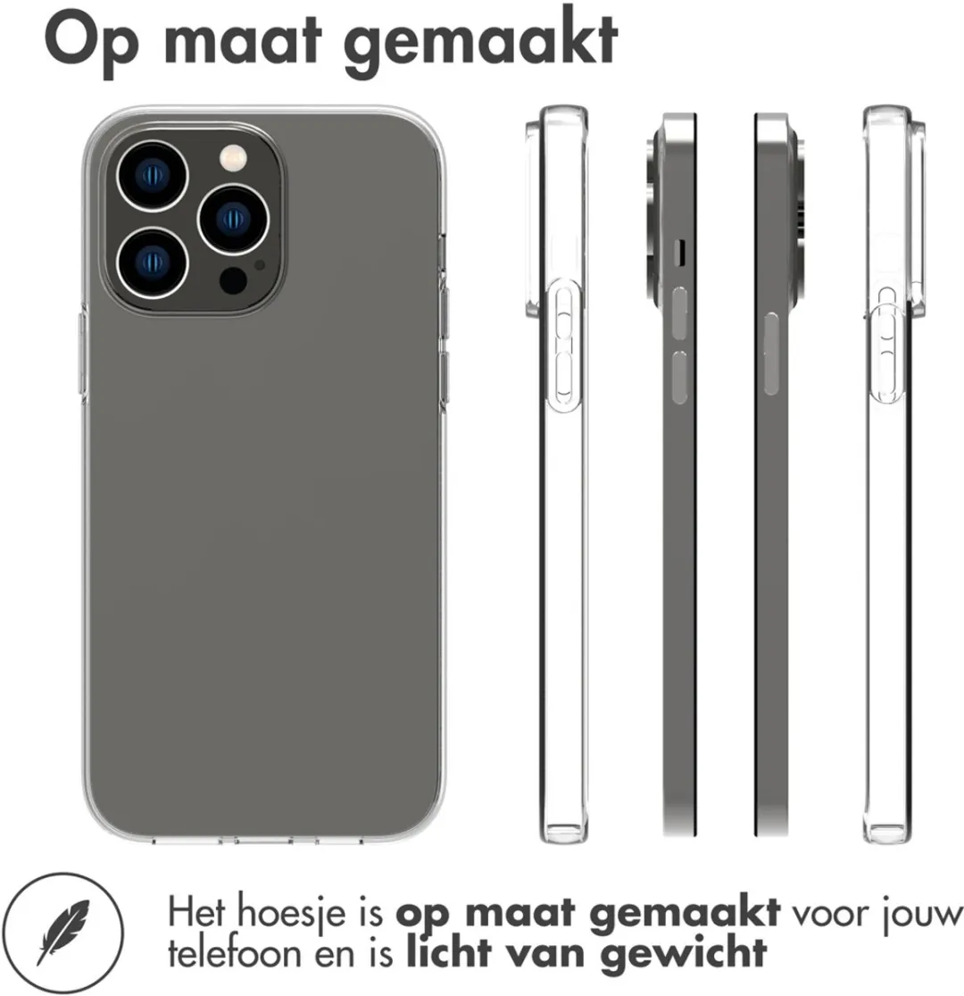 Accezz Hoesje iPhone 14 Pro Max - Transparant