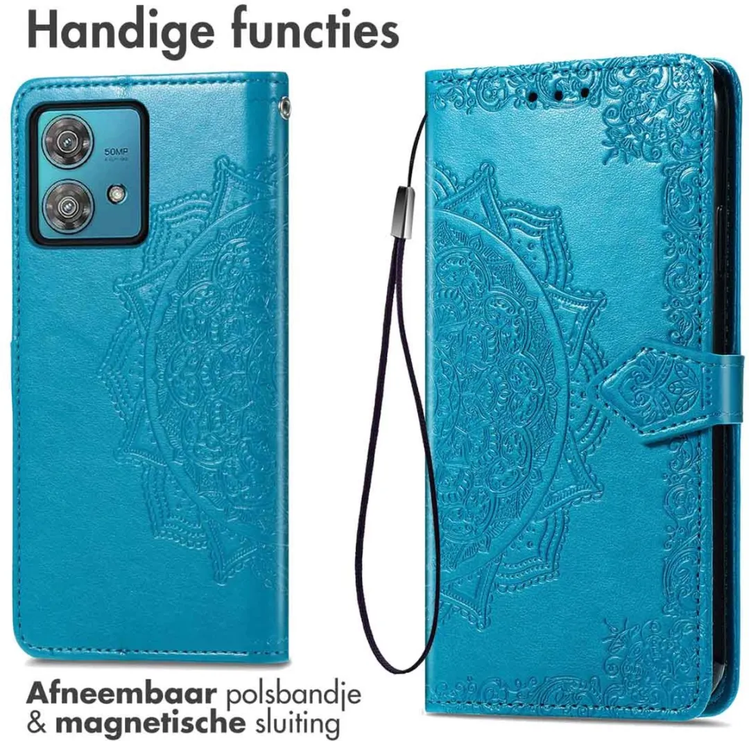 Imoshion Hoesje Motorola Edge 40 Neo 3 Stuks - Turquoise