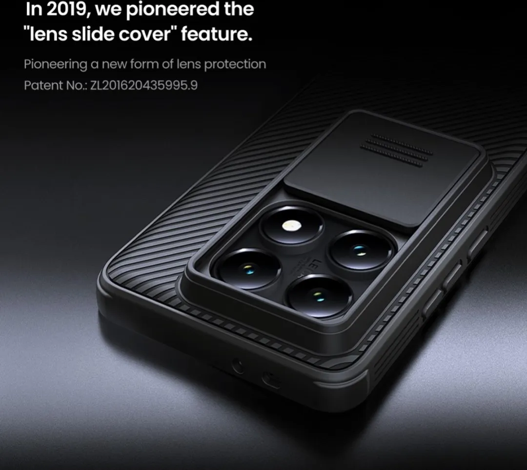 Nillkin CamShield Pro Hoesje Xiaomi 14T Pro - Zwart