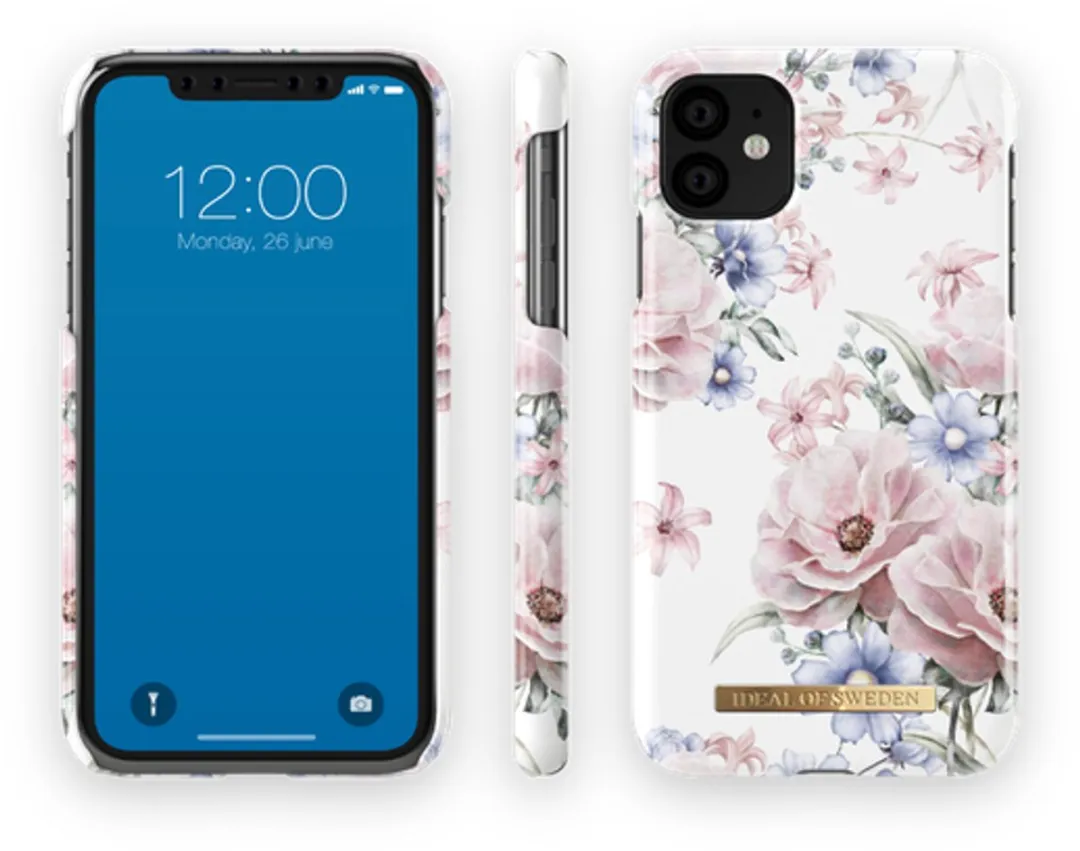iDeal of Sweden iPhone 11 Hoesje Floral Romance - Wit/Blauw/Roz - afbeelding 6 van 6
