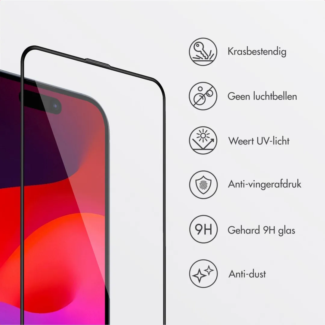 Accezz Screenprotector iPhone 17 Pro - Glas - 1 Stuk