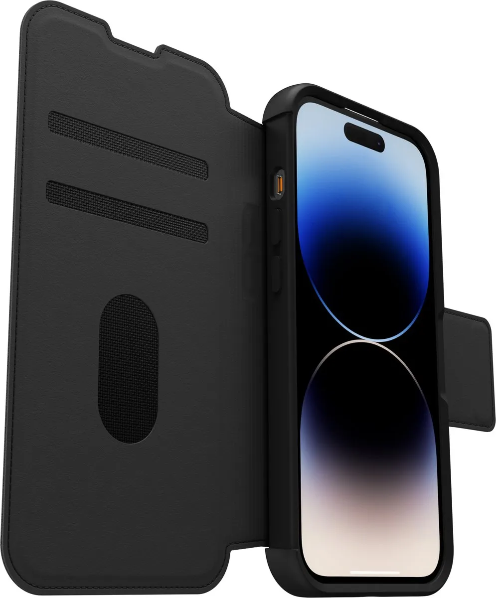 OtterBox Strada Bookcase iPhone 14 Pro - 2 Pasjes - Zwart - afbeelding 4 van 6