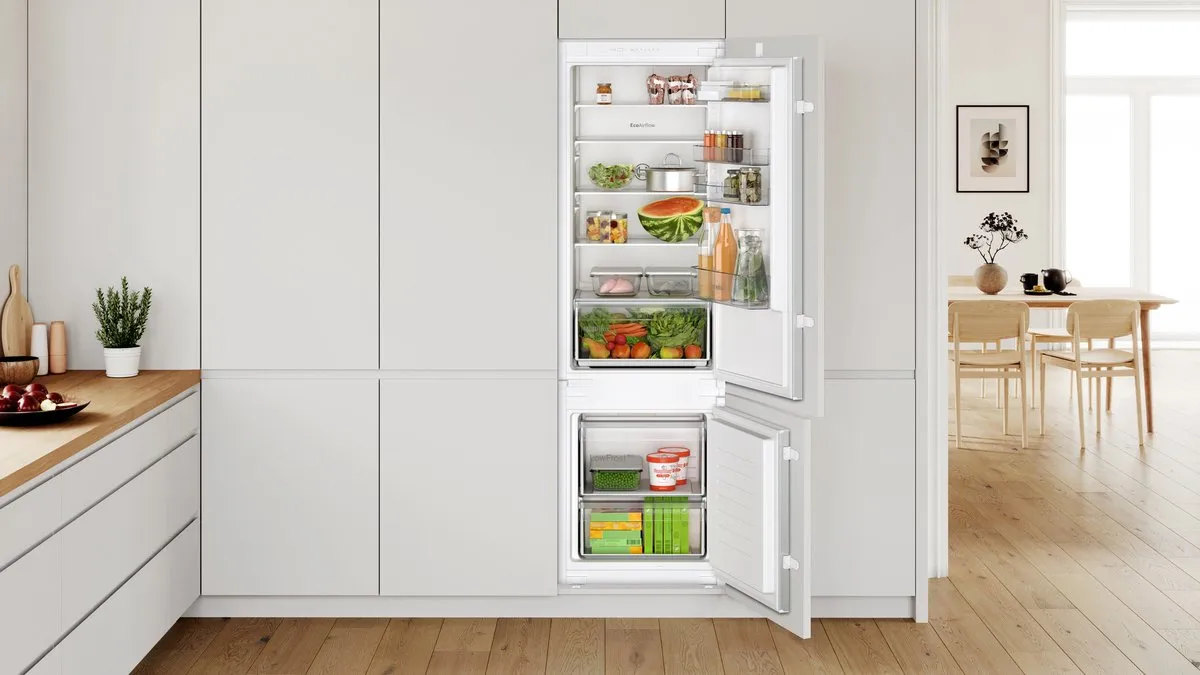 Bosch KIV87NSE0 Inbouw Koel-Vriescombinatie 270L - Wit