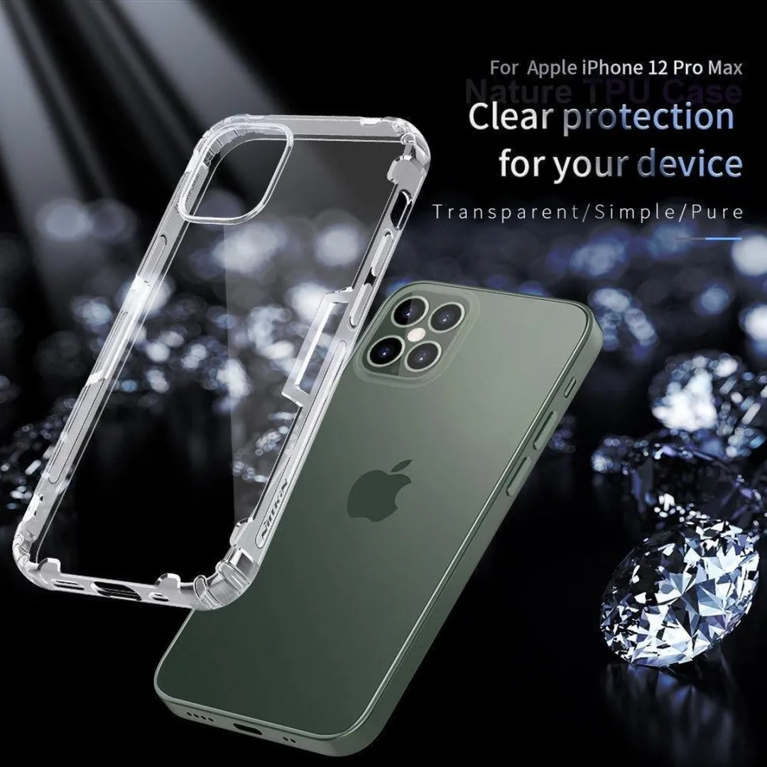 Nillkin Nature TPU Hoesje iPhone 12 Pro Max IP12PM-20 - Grijs