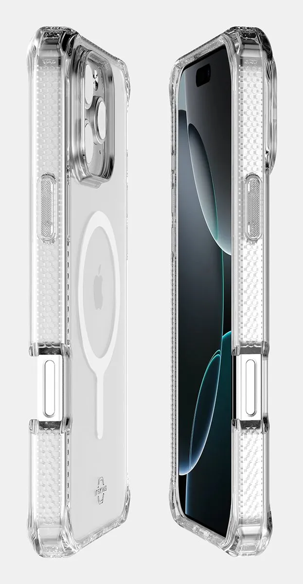 Itskins Level 2 HybridMagClear AP6U-HMACR-TRSP iPhone 16 Pro Max Hoesje - Transparant