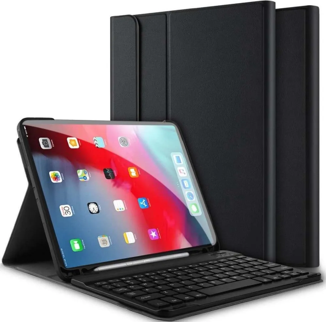 Just in Case Premium Bluetooth Keyboard Hoes iPad Pro 11 (2018) - Zwart