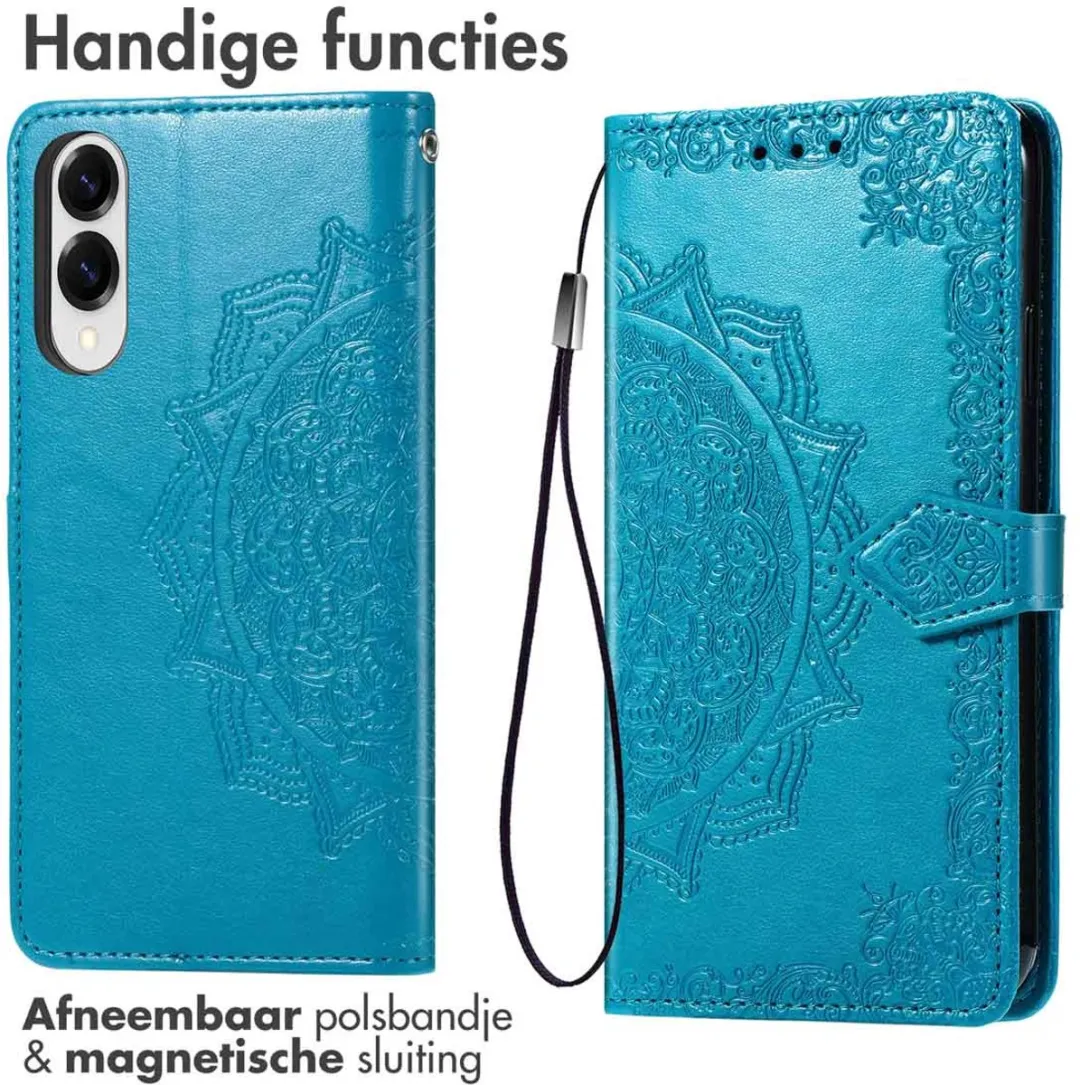 Imoshion Mandala Bookcase Hoesje Samsung Galaxy A17 - Turquoise