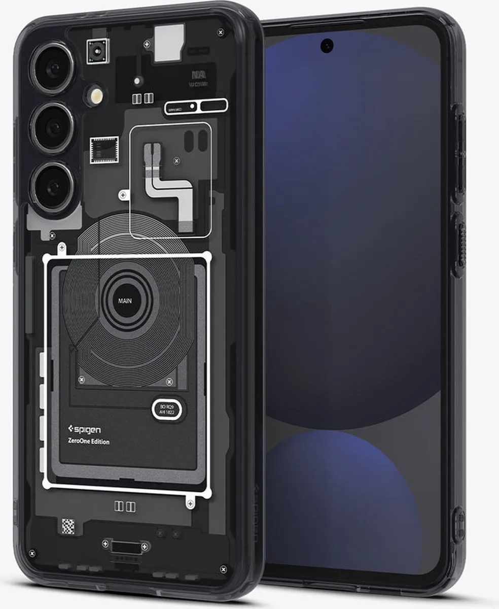 Spigen Ultra Hybrid ACS08621 Hoesje - Samsung Galaxy S24 FE - Zwart/Grijs