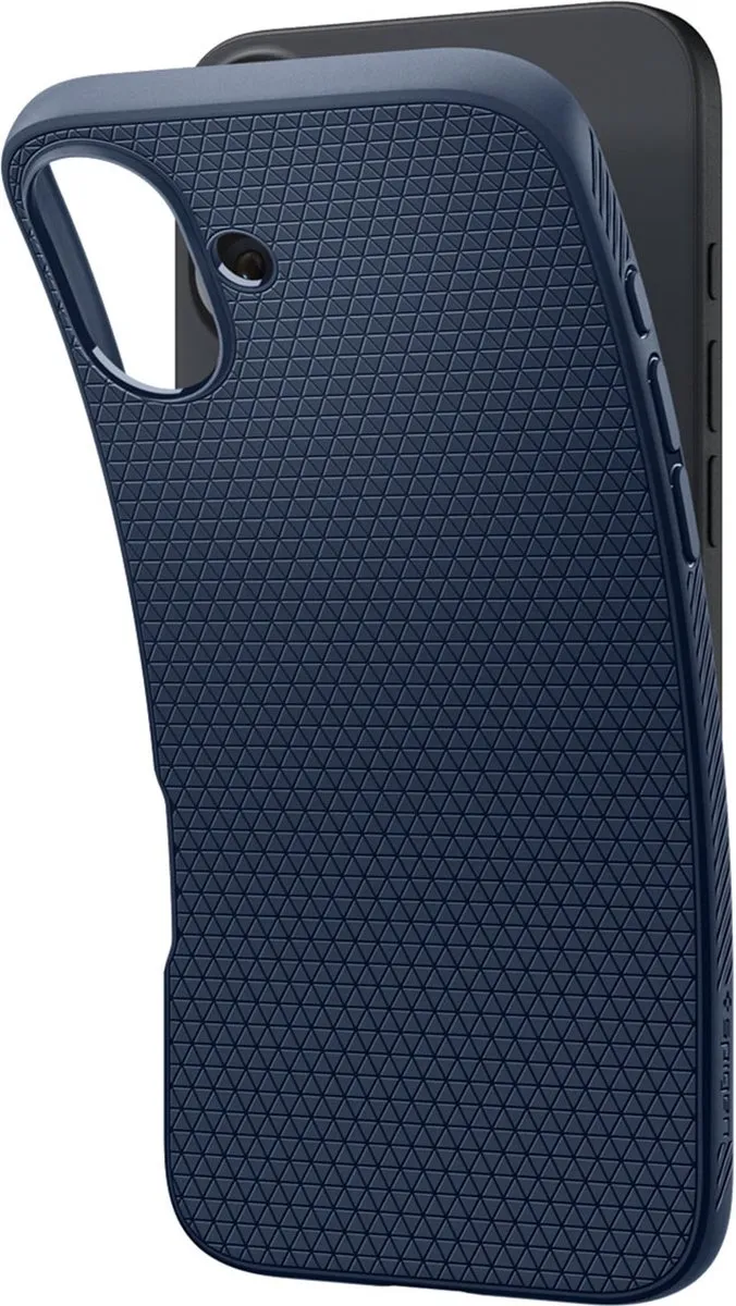 Spigen Liquid Air Hoesje iPhone 16 - Blauw - ACS08195