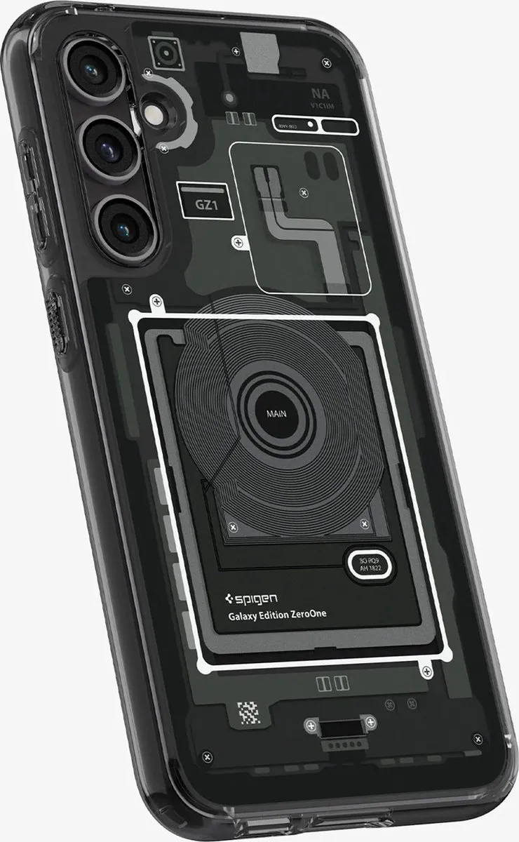 Spigen Zero One Back Cover ACS06372 - Samsung Galaxy S23 FE - Grijs/Transparant