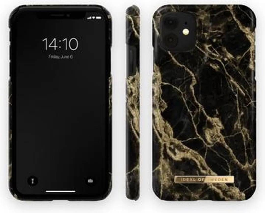 iDeal of Sweden iPhone 11 Hoesje Golden Smoke Marble - IDFCSS20-I1961-191 - afbeelding 6 van 6