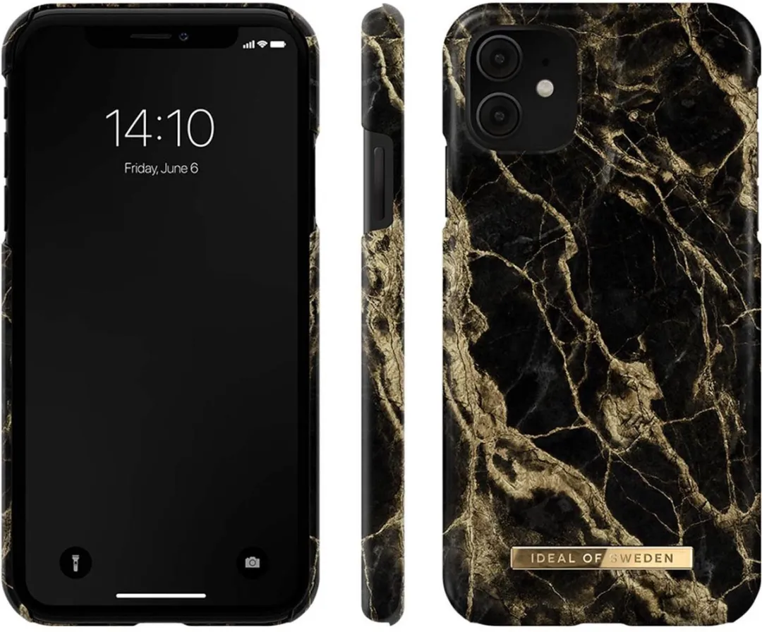 iDeal of Sweden iPhone 11 Hoesje Golden Smoke Marble - IDFCSS20-I1961-191
