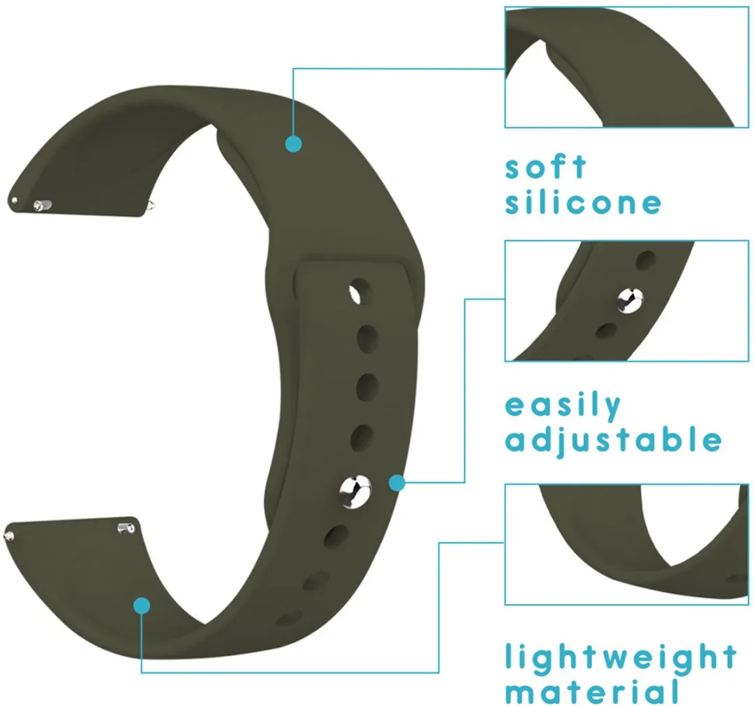Imoshion Siliconen Sportband Donkergroen - Fitbit Versa Series