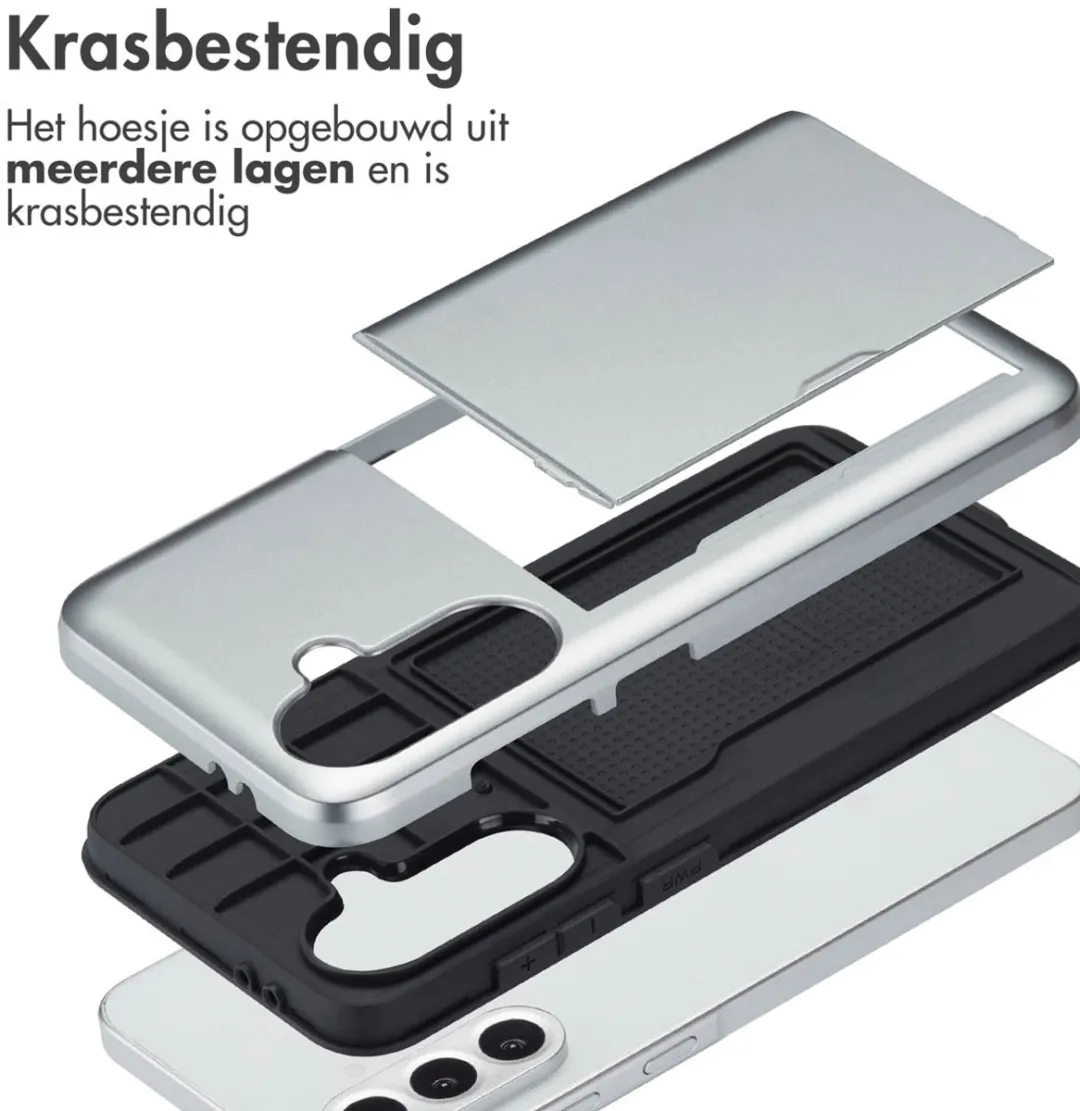 Imoshion Hoesje Samsung Galaxy A36/A56 - 2 Pasjes - Grijs