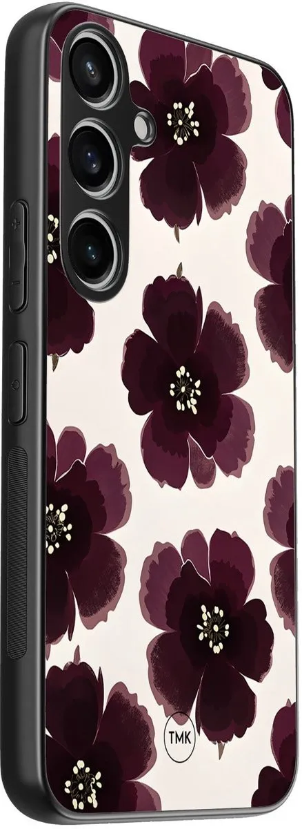 Casevibes Hoesje Samsung Galaxy A15 S/A15/B/025 - Blauw Bloemen
