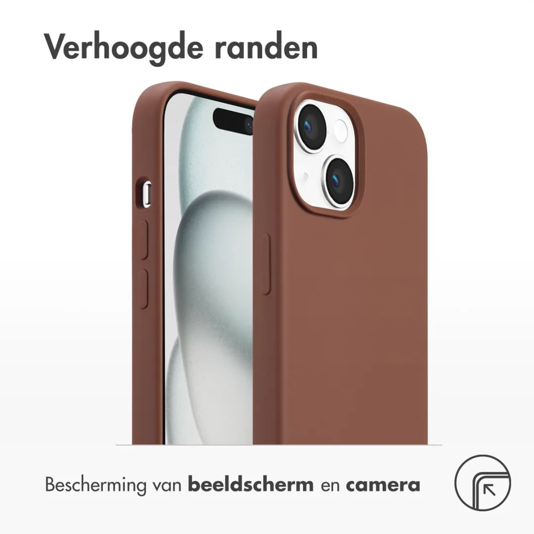 Accezz iPhone 15 MagSafe Hoesje - Bruin