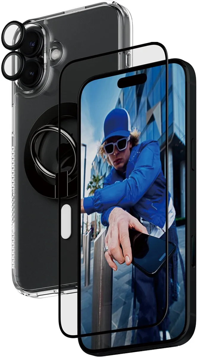 PanzerGlass PG 4-in-1 iPhone 16 Plus Bundle