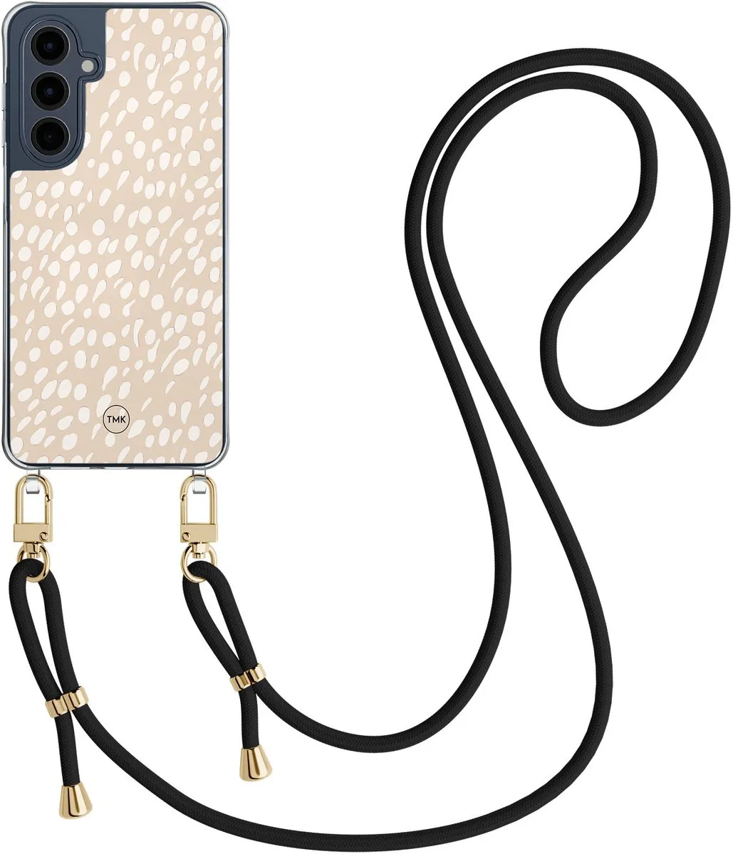 Casevibes Telefoonhoesje Samsung A16 CV/S/A16/C/022 - Beige Sand Dots - Crossbody