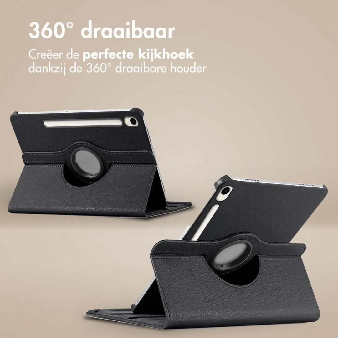 Imoshion SH00065699 Tablethoes - Samsung 11" - 360° Draaibaar - Zwart