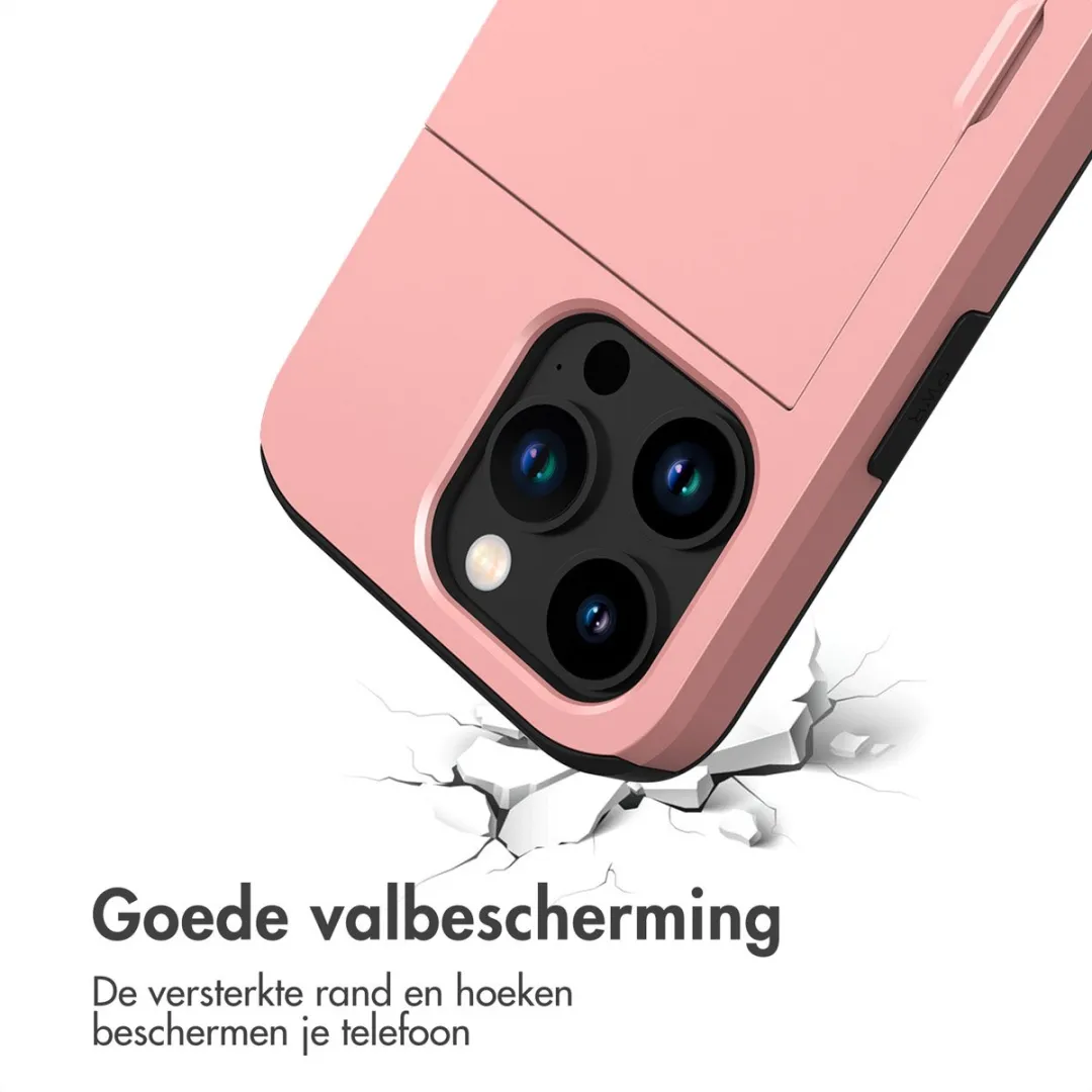 Imoshion Hoesje iPhone 15 Pro - Rosé Goud - 2 Pasjes