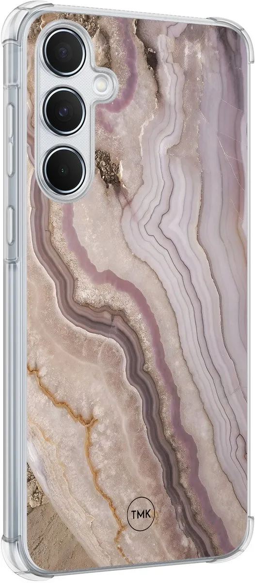 Casevibes Shockproof Hoesje Samsung Galaxy A55 S/A55/S/010 - Blush Marble