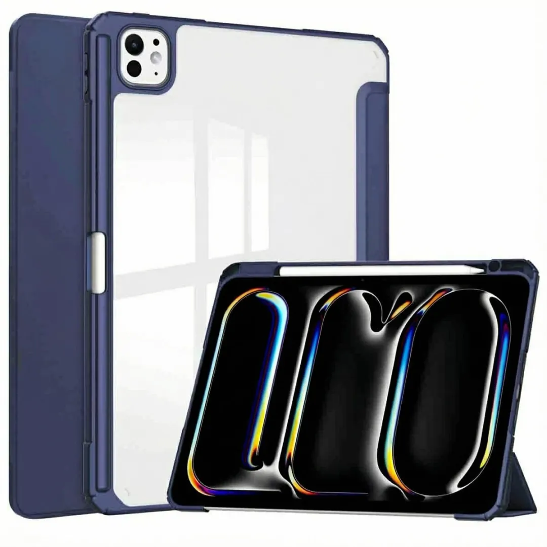 Imoshion SH00074584 Tablethoes - iPad Pro 11 2024/2025 - Trifold Hardcase - Donkerblauw